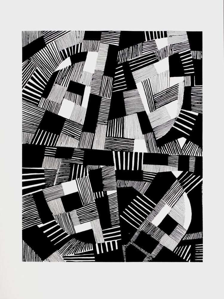 Sérigraphie Freundlich - (After) Composition #III, 1989