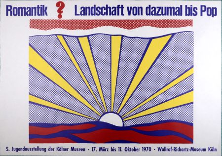 Sérigraphie Lichtenstein - (After) Romantik? Landschaft von dazumal bis Pop, 1970