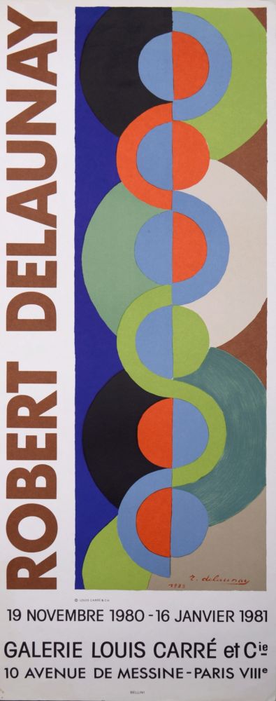 Lithographie Delaunay - (After) Rythme, 1980