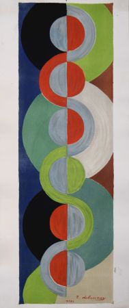 Lithographie Delaunay - (After) Rythme, 1980