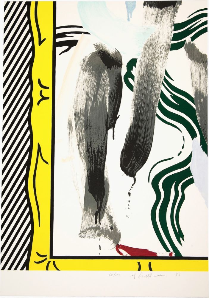 Lithographie Lichtenstein - Against Apartheid
