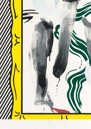 Lithographie Lichtenstein - Against Apartheid