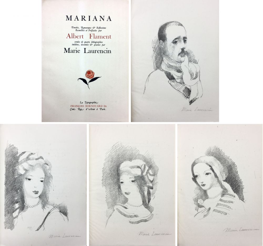 Livre Illustré Laurencin - Albert Flament : MARIANA (1932)