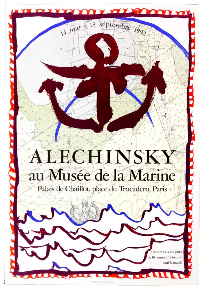 Affiche Alechinsky - Alechinsky Au Musée de la Marine