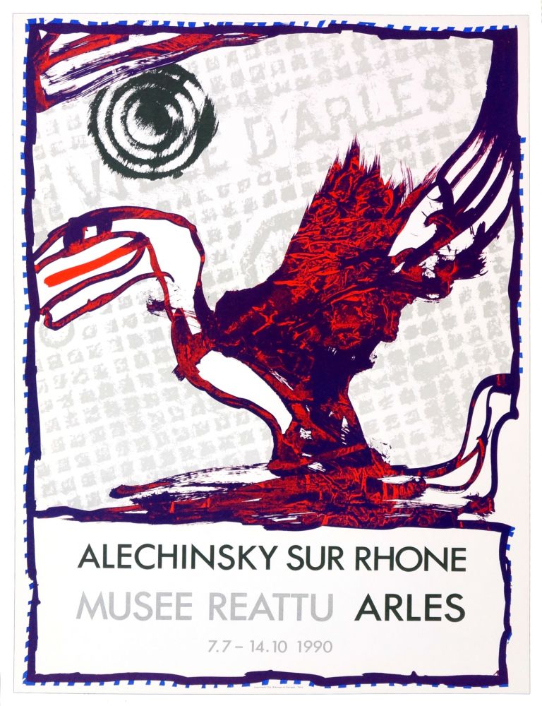 Affiche Alechinsky - Alechinsky sur Rhône