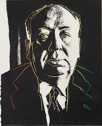 Sérigraphie Warhol - Alfred Hitchcock