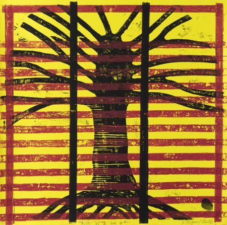 Gravure Sur Bois Toguo - Alive in a box 7