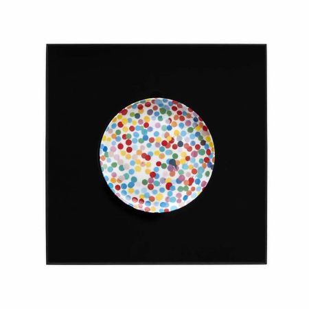 Multiple Hirst - All Over Dot Small Signed Plate
