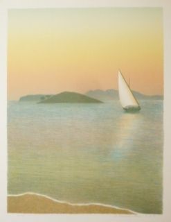 Lithographie Rodrigo - Amb flaires de Formentor