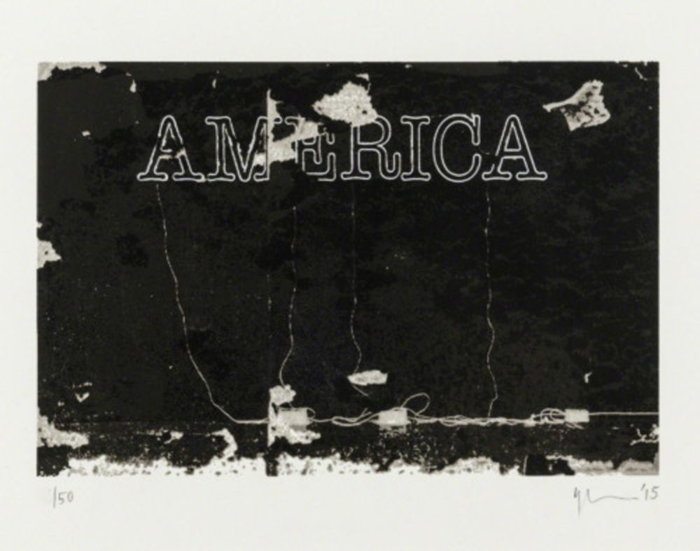 Sérigraphie Ligon - America 