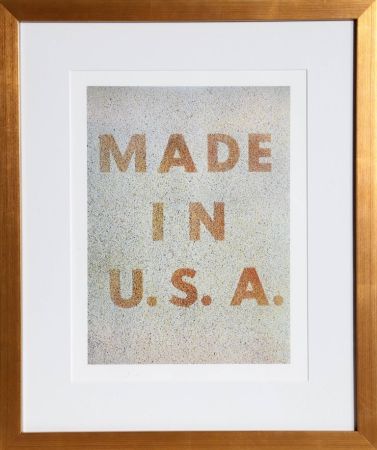 Offset Ruscha - America: Her Best Product (Made in USA) from the Kent Bicentennial Portfolio