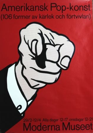 Sérigraphie Lichtenstein -   	 Amerikansk Pop-Konst