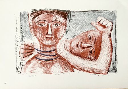 Lithographie Campigli (After) - Amiche