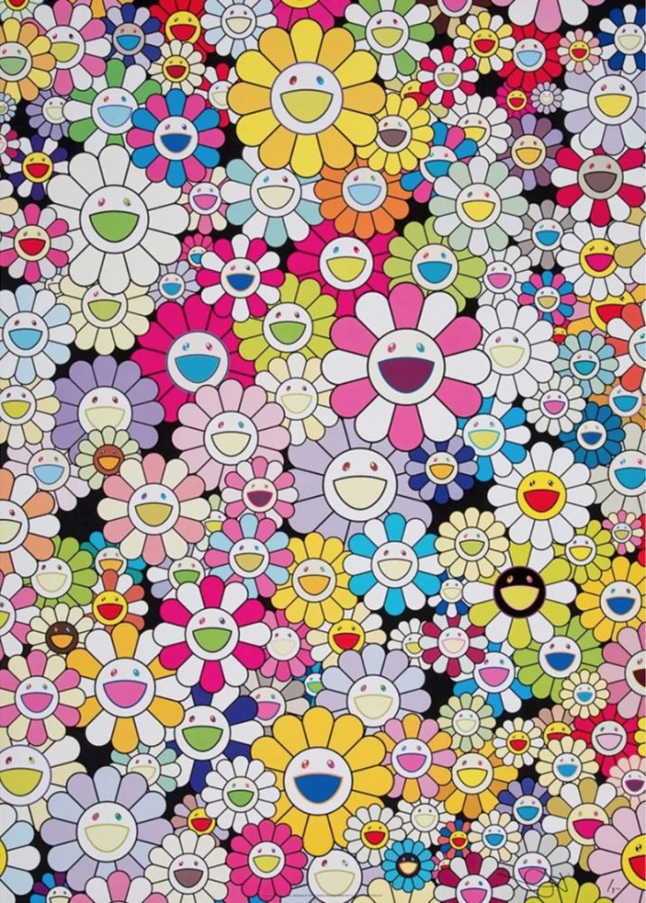 Lithographie Murakami - An Homage to Yves Klein, Multicolor B