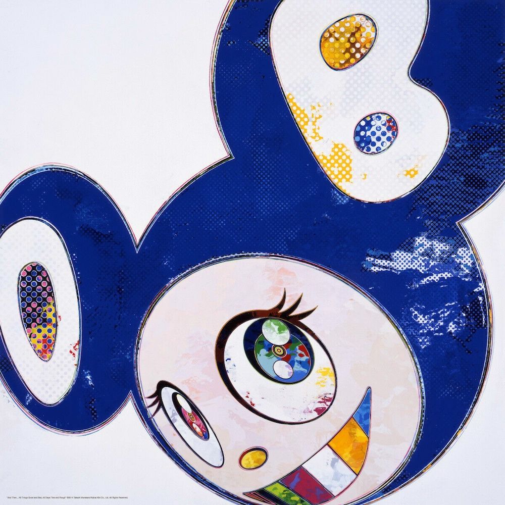 Lithographie Murakami - And Then...(Blue)