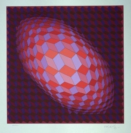 Sérigraphie Vasarely - ANDROMEDE