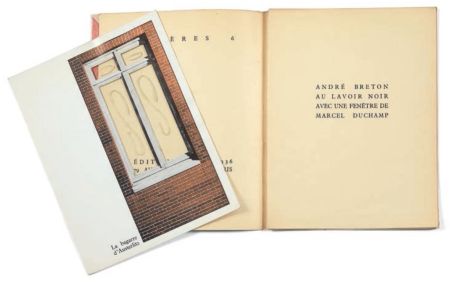 Livre Illustré Duchamp - André Breton: AU LAVOIR NOIR. AVEC UNE FENÊTRE DE MARCEL DUCHAMP (1936).