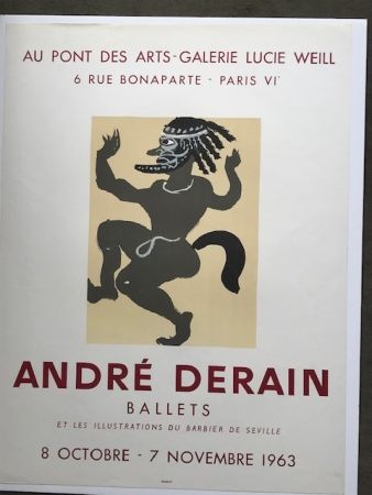 Affiche Derain - André Derain 'ballets ' 