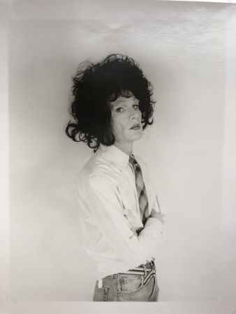 Photographie Makos - Andy Warhol, dark wig (Altered Images)