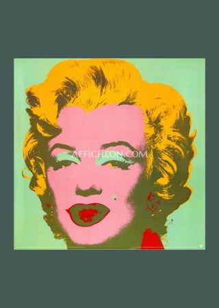 Lithographie Warhol - Andy Warhol: 'Marilyn (Green)' 1993 Offset-lithograph