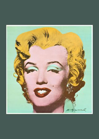 Aucune Technique Warhol - Andy Warhol: 'Marilyn Monroe (Tate Gallery)' 1970 Offset-lithograph (Hand-signed)
