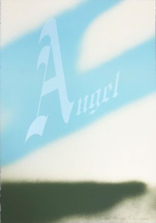Lithographie Ruscha - Angel