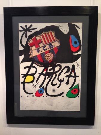 Lithographie Miró - ANIVERSARIO F.C. BARCELONA 