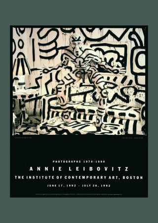 Lithographie Leibovitz - Annie Leibovitz: 'Keith Haring, New York, 1986' 1992 Offset-lithograph