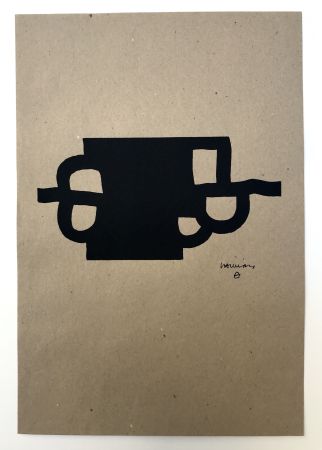 Sérigraphie Chillida - Antzo II