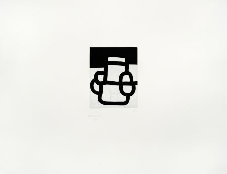 Gravure Chillida - Antzo IV