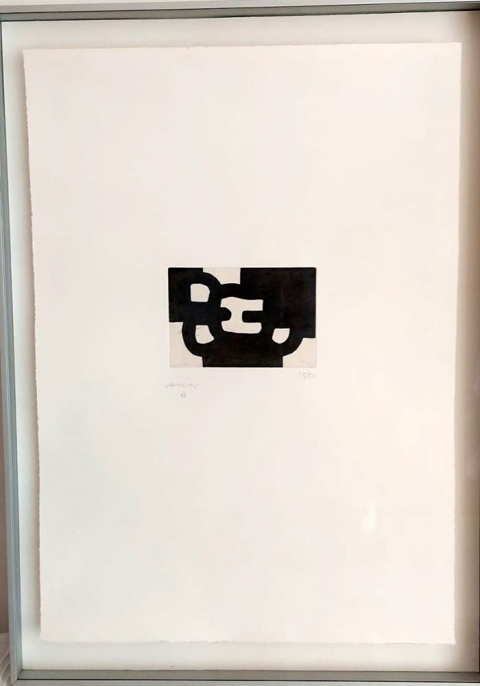 Aquatinte Chillida - ANTZO IX (With COA)