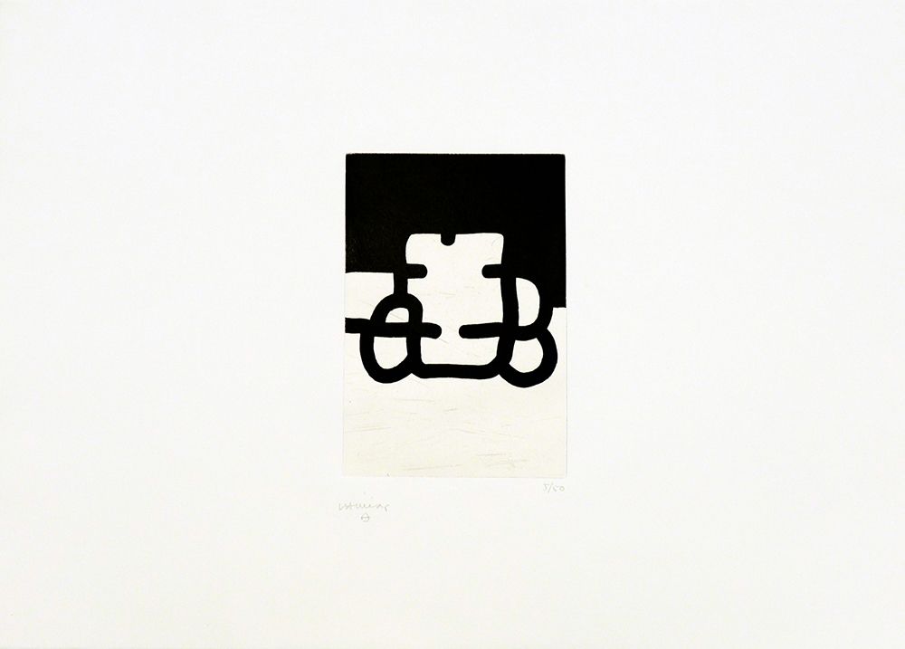 Gravure Chillida - Antzo VIII