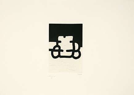 Aquatinte Chillida - Antzo VIII