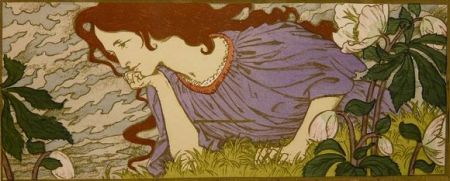 Lithographie Grasset - Anxiété