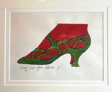 Lithographie Warhol - Anyone for Shoes - A La Recherche Du Shoe Perdu
