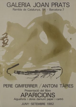 Affiche Tàpies - Aparicions