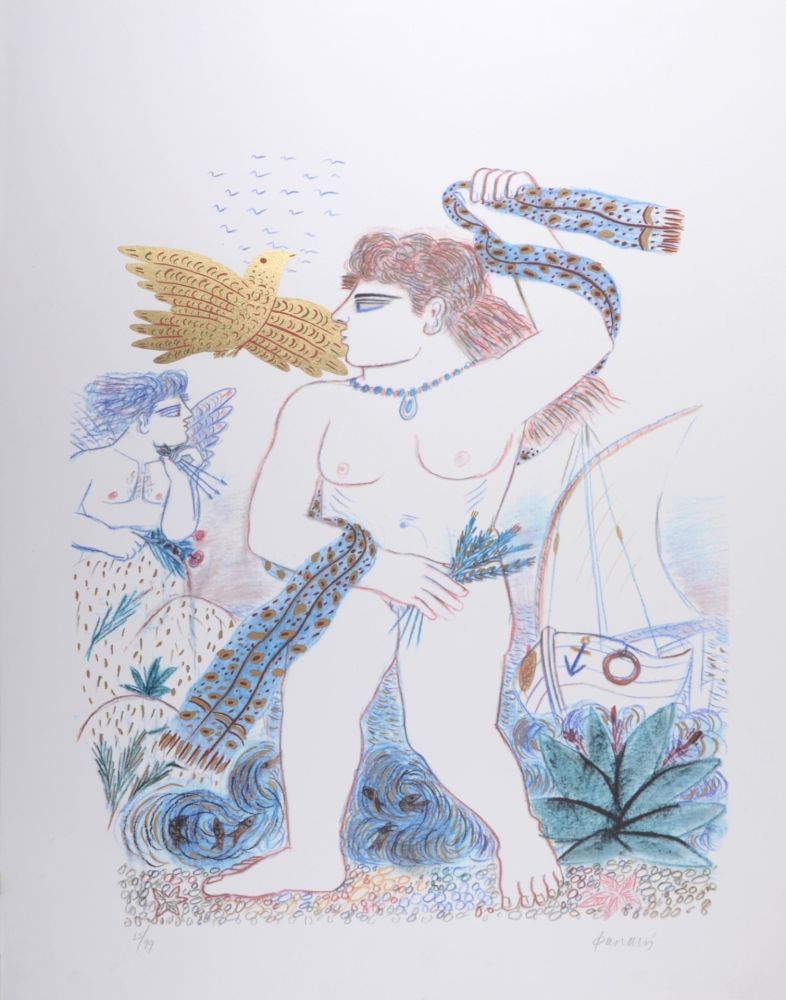 Lithographie Fassianos - Aphrodite