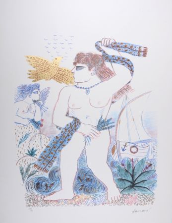 Lithographie Fassianos - Aphrodite