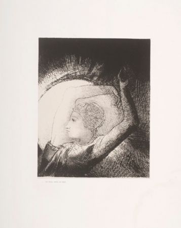 Lithographie Redon - Apocalypse de Saint-Jean