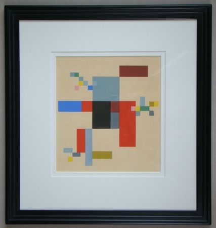 Pochoir Taeuber-Arp - Aquarelle, 1927