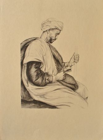 Gravure Sauer - Arabe de Ténès
