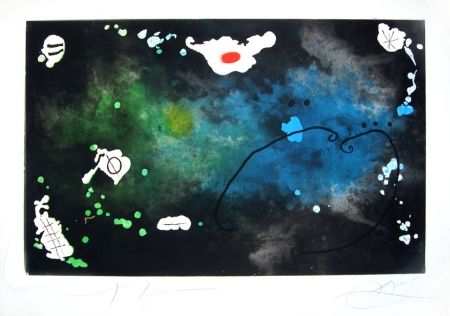 Gravure Miró - Archipel sauvage n° 4