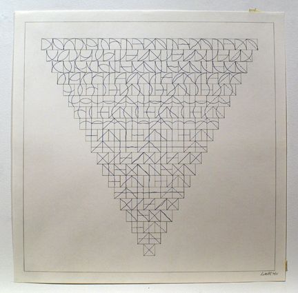 Gravure Lewitt - Arcs and Lines