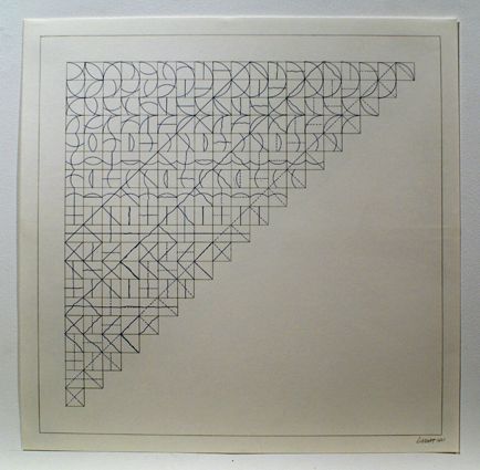 Gravure Lewitt - Arcs and Lines