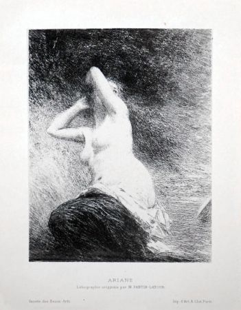 Lithographie Fantin-Latour - Ariane