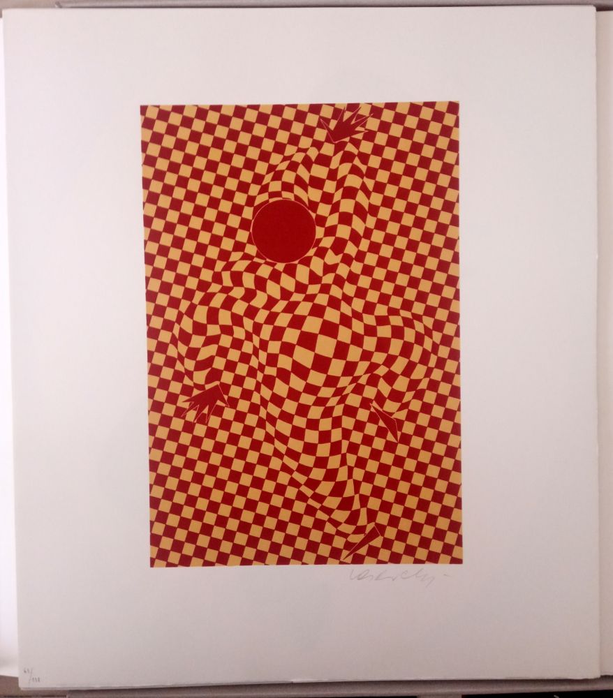 Lithographie Vasarely - Arlequin 
