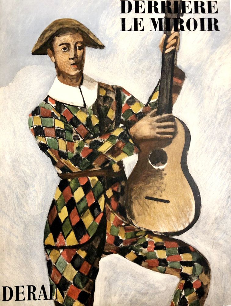 Lithographie Derain - Arlequin à la guitare