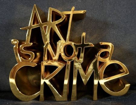 Multiple Mr Brainwash - Art Is Not A Crime Hard Candy Gold