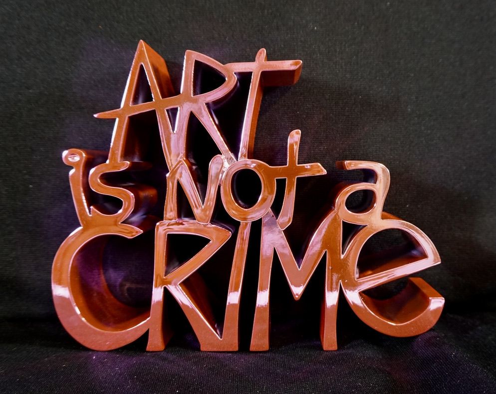 Multiple Mr Brainwash - Art Is Not A Crime Hard Candy Pink