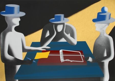 Sérigraphie Kostabi - Art of the Deal